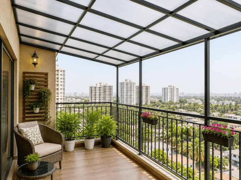 Balcony Sheds