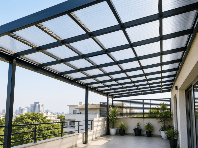 Polycarbonate Sheds