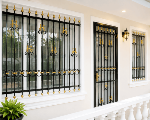 wrought iron grills